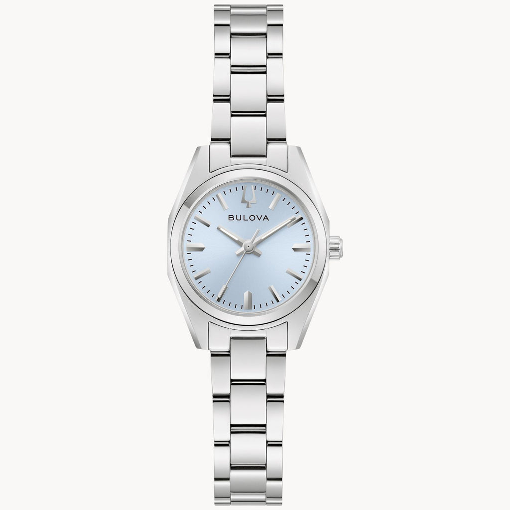 BULOVA SURVEYOR ICE BLUE 23MM WATCH 96L345 – Beach Cities Watch