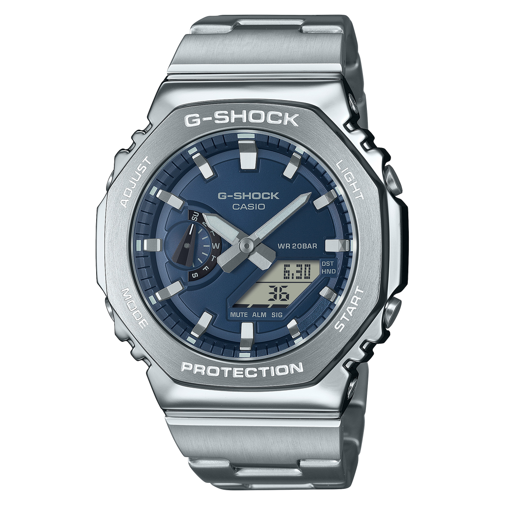 G-Shock G-Steel Octagonal Navy Blue Dial Watch GM-2110D-2B – Beach
