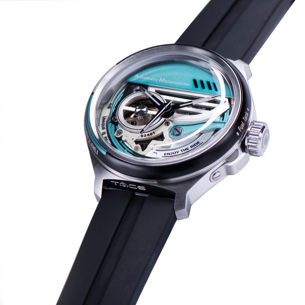 TACS Automatic Motorscooter Watch - Verde Liberty TS2401A – Beach