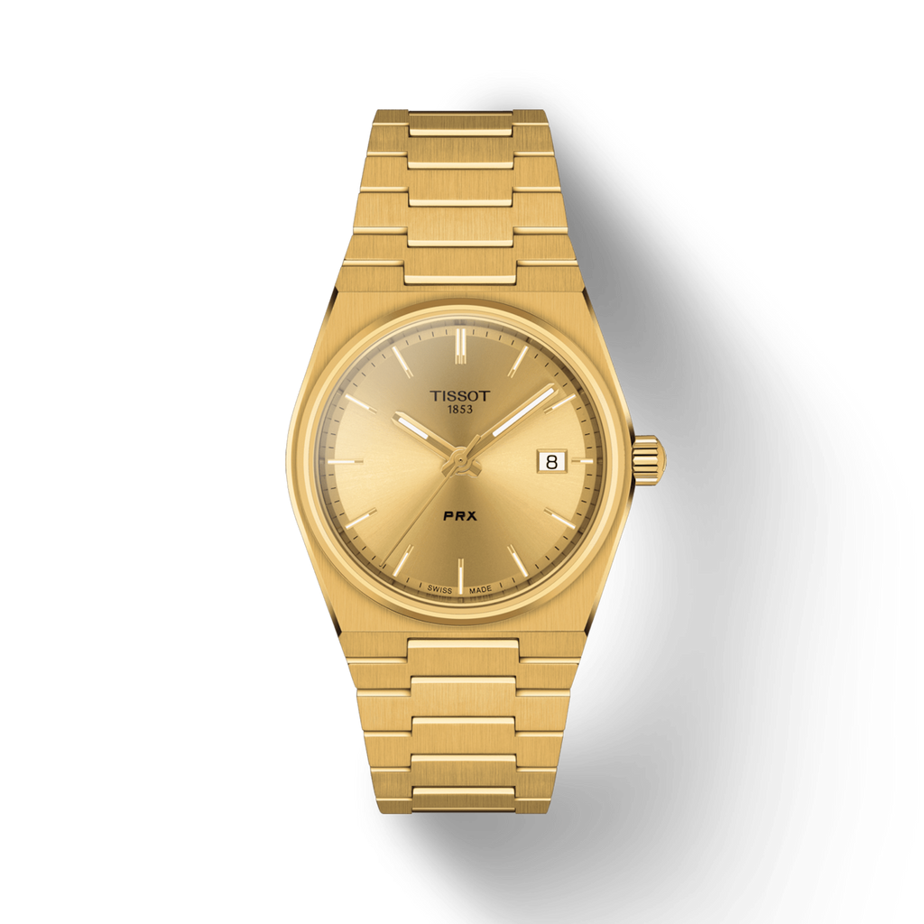 Tissot PRX Quartz 35mm Stainless Steel PVD Gold T1372103302100 
