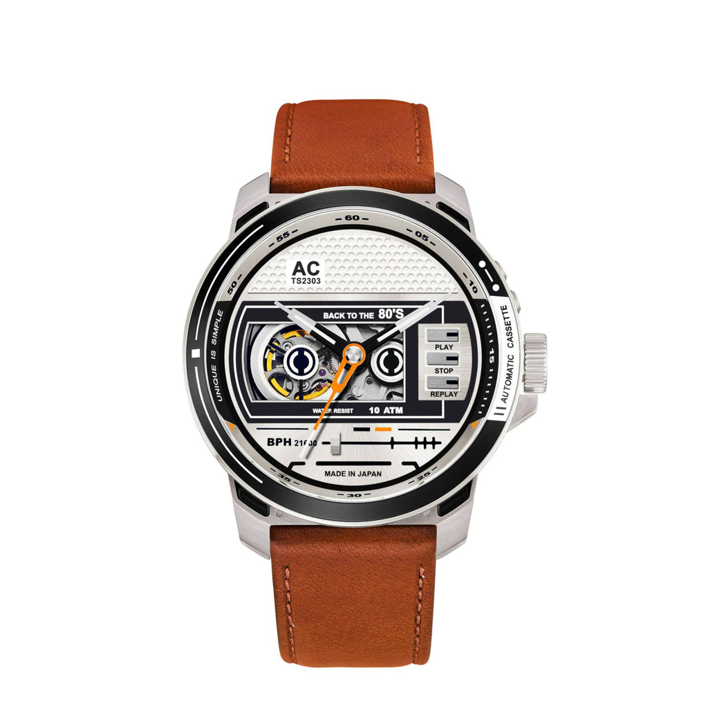 TACS Automatic Cassette Watch - Chrome TS2303A – Beach Cities