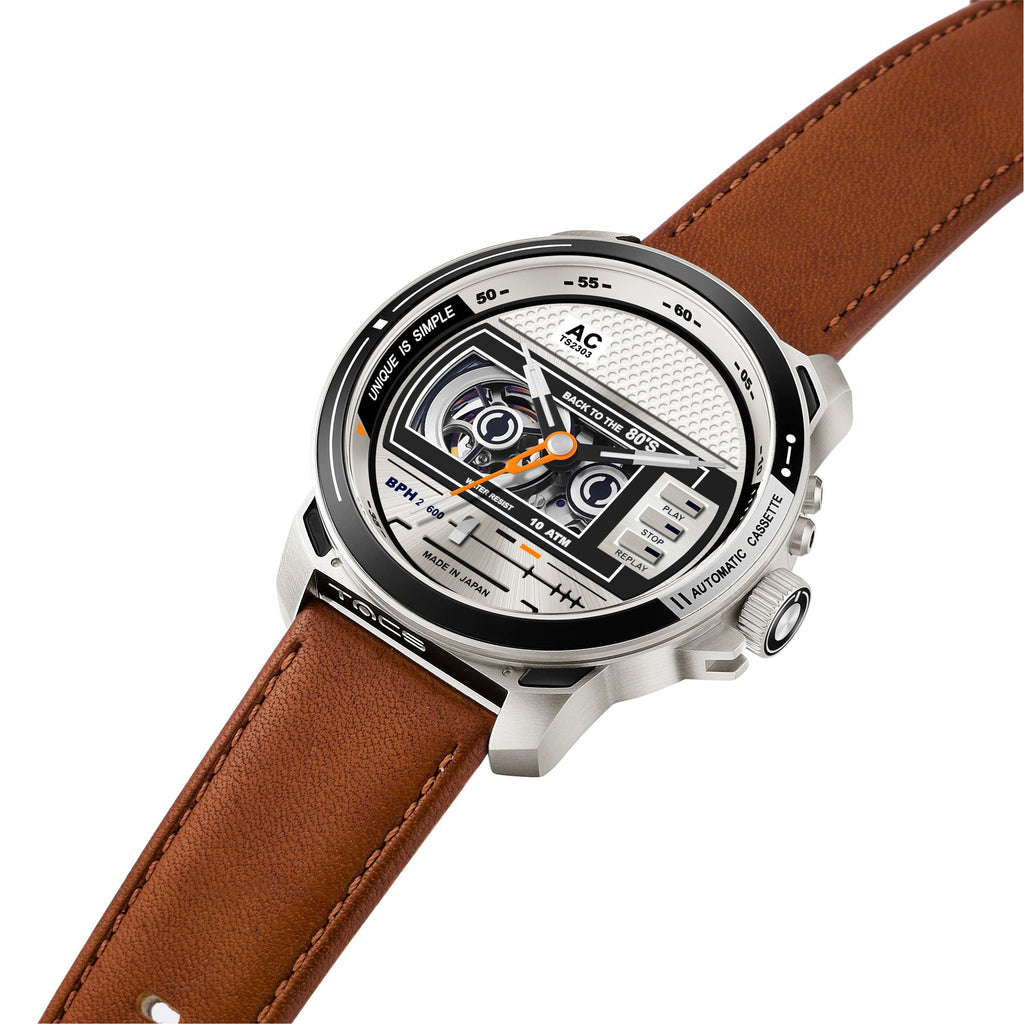 TACS Automatic Cassette Watch - Chrome TS2303A – Beach Cities
