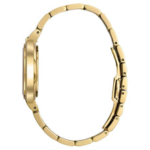 Bulova Ladies' Rubaiyat Diamond Yellow Gold-Tone Stainless Steel Watch 98R249