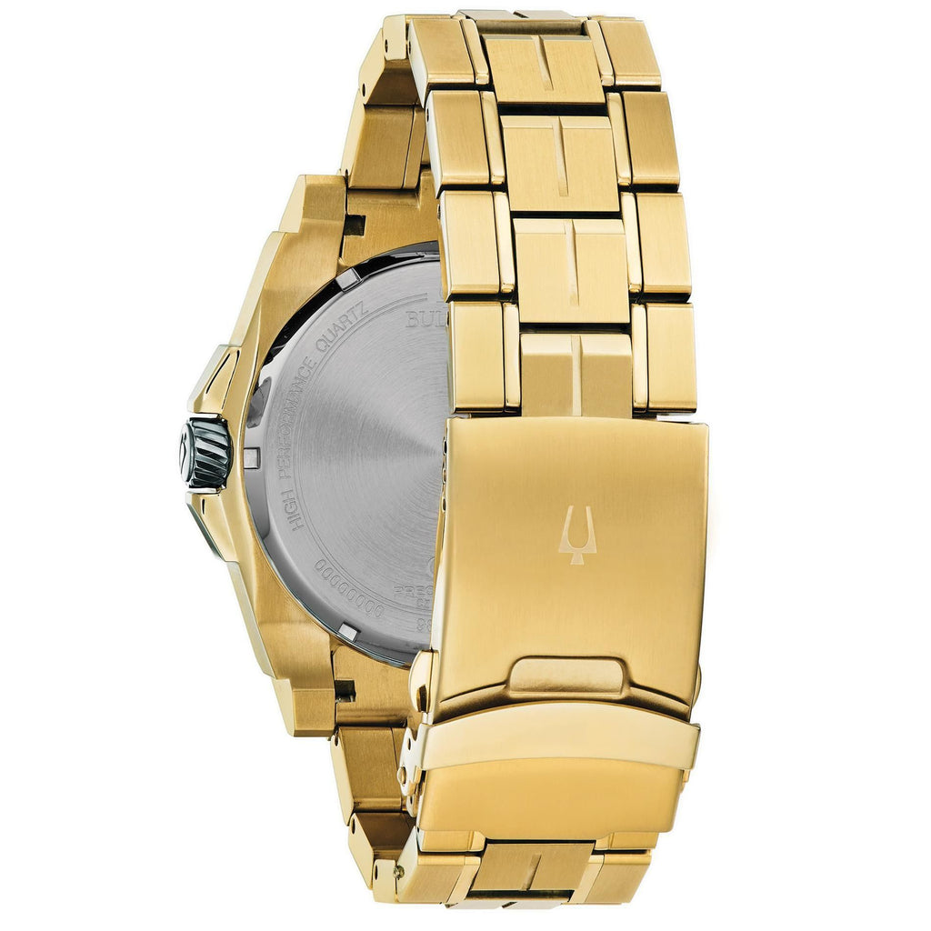 Bulova Men's Precisionist Diamond Gold-Tone Stainless Steel