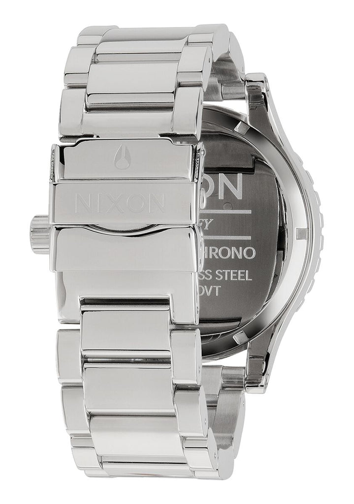 Nixon 51mm 51-30 Chrono Watch High Polish / White A083-488