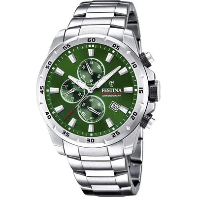 Festina Chrono Sport Green Dial Men's Watch
