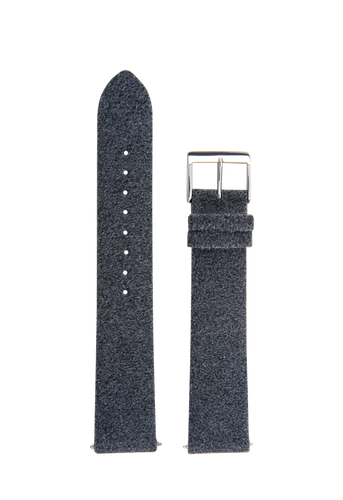 Junghans Max Bill Grey Felt and Leather Replacement Strap 20mm
