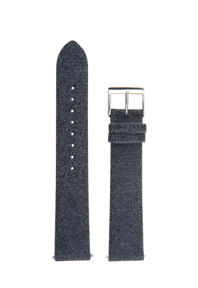 Junghans Max Bill Grey Felt and Leather Replacement Strap 20mm