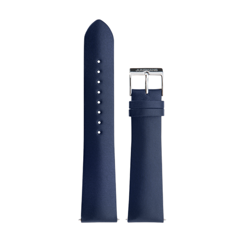 Junghans Form C Blue Leather Replacement Strap 21mm
