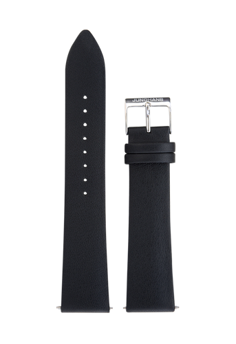 Junghans Form C Black Leather Replacement Strap 21mm