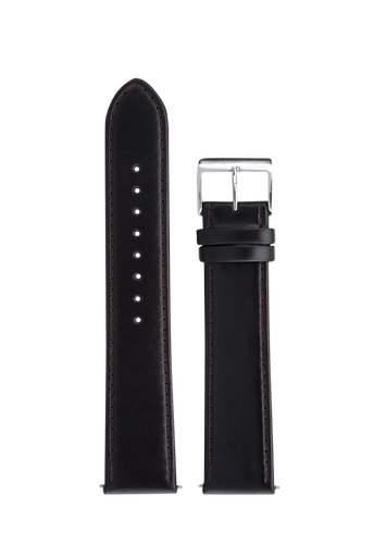 Junghans Max Bill Dark Brown Leather Replacement Strap 20mm