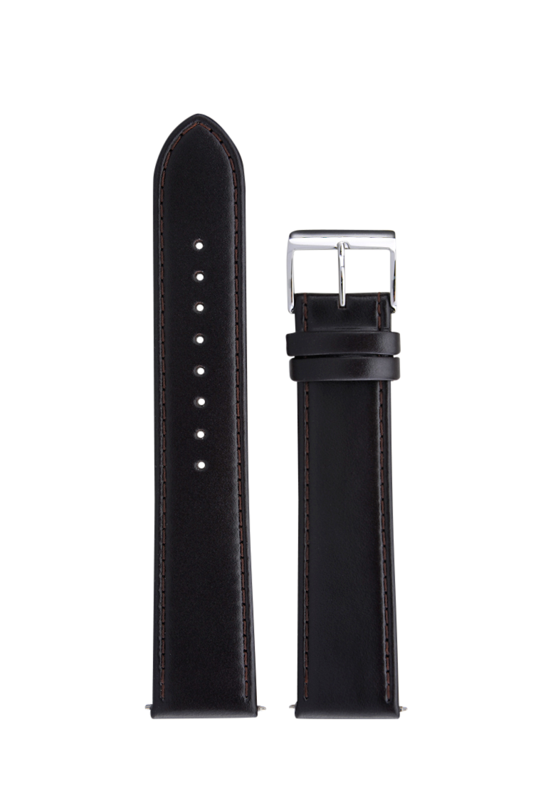 Junghans Max Bill Dark Brown Leather Replacement Strap 20mm