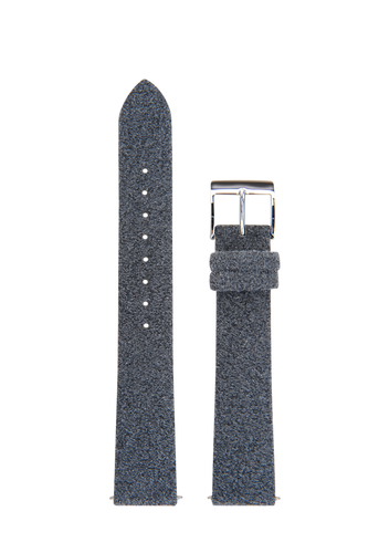 Junghans Max Bill Grey Felt and Leather Replacement Strap 17mm