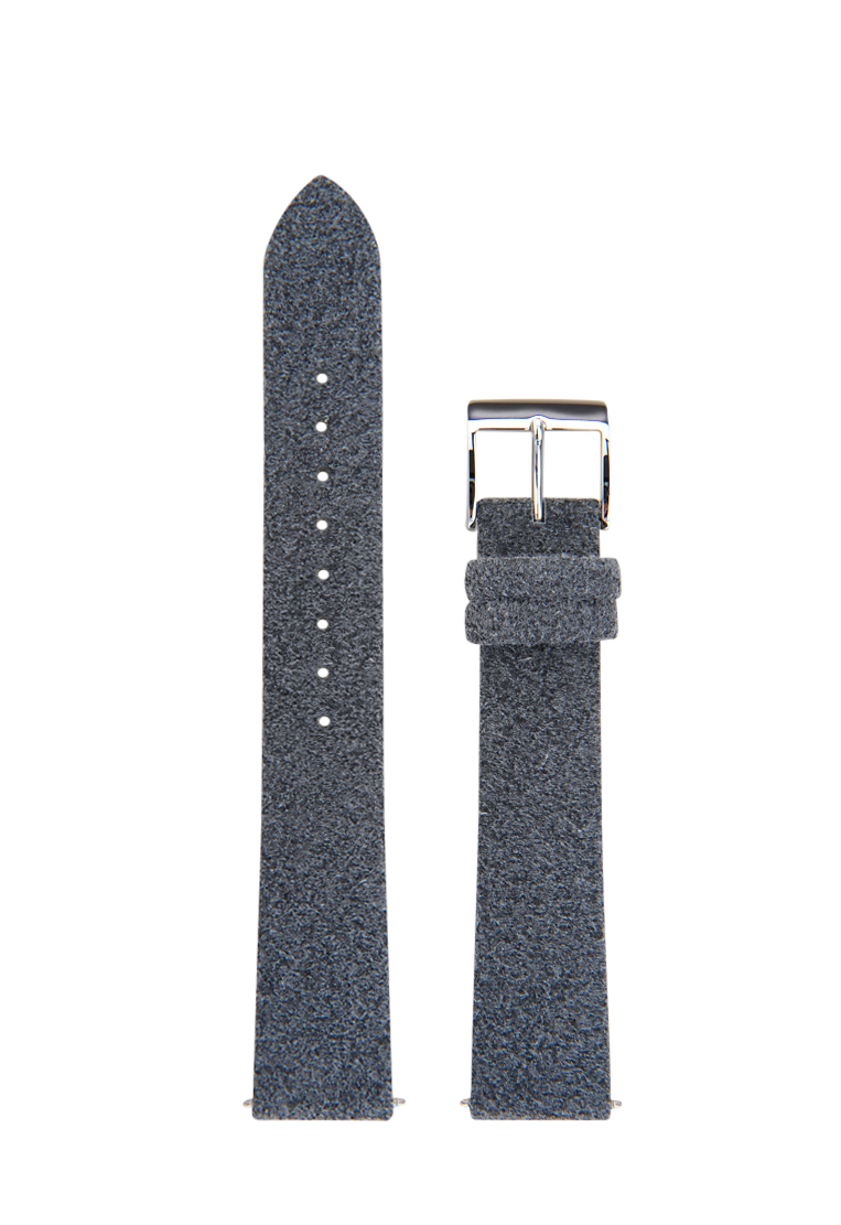 Junghans Max Bill Grey Felt and Leather Replacement Strap 17mm