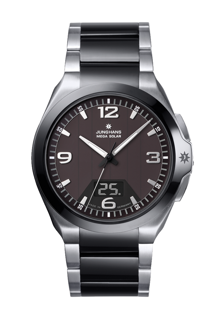 Junghans Spektrum Mega Solar Watch Stainless Steel Ceramic 18/1120.44