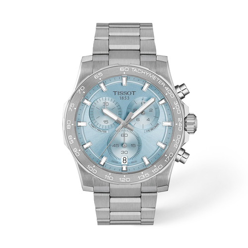 Tissot Supersport Chrono 42MM Ice Blue Dial Watch T1254171135100