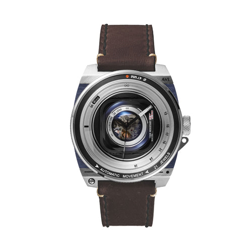 TACS Automatic Vintage Lens II - Rustic Brown Leather TS1803B