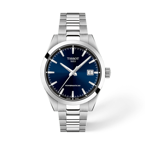 Tissot Gentleman 38MM Powermatic 80 Blue Dial Watch T1658071104100