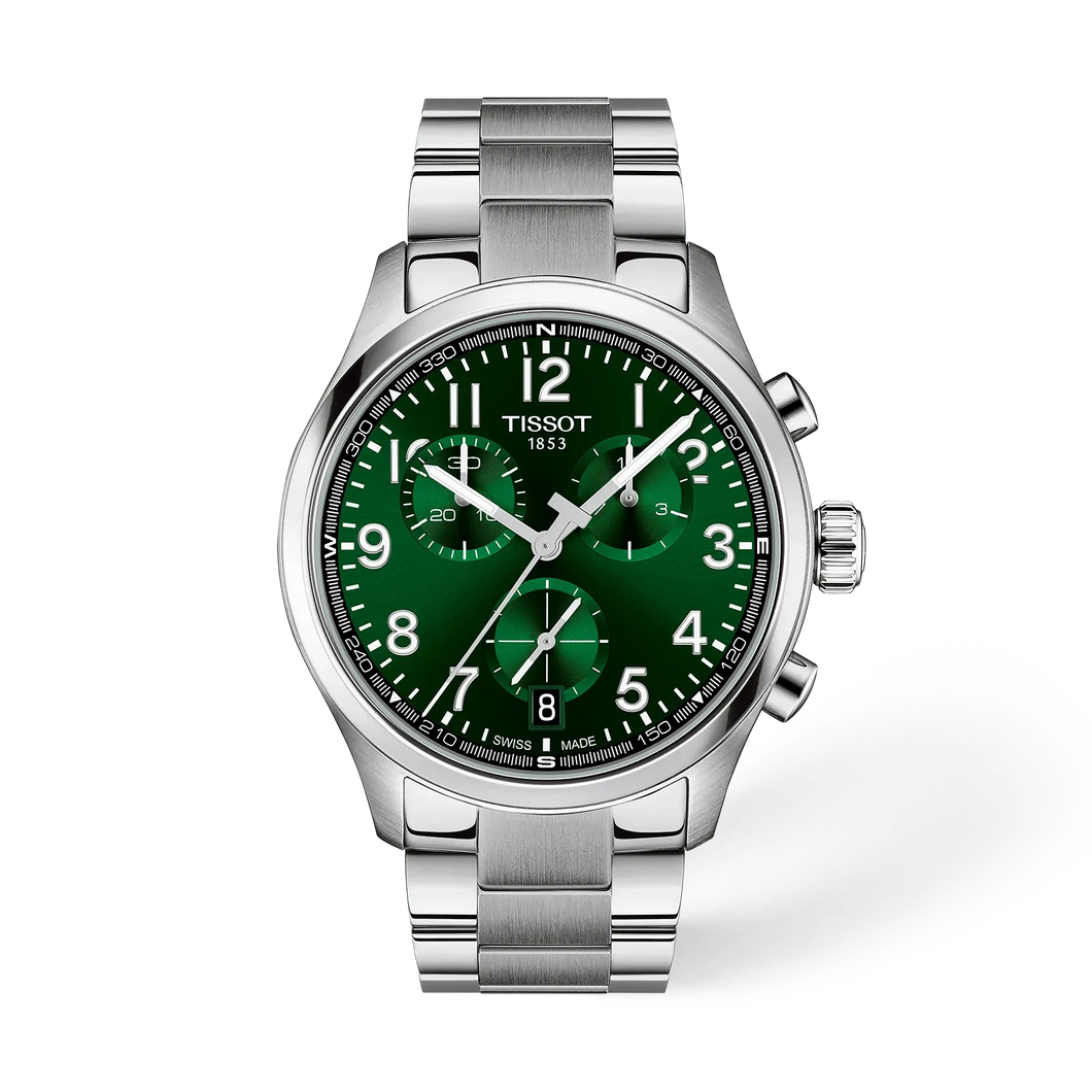 Tissot Chrono L 42MM Green Dial Quartz Watch T1164171109200