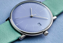 Junghans Max Bill Damen Quarz Watch Blue Teal 47/4554.02