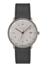 Junghans Max Bill MEGA Solar Titanium and Leather Watch 59/2023.02