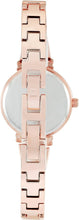 Anne Klein Rose Gold-Tone Crystal Accented MOP Dial Ladies Watch AK-2216BLRG