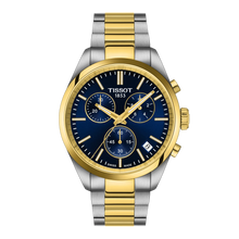 Tissot PR 100 Quartz Blue Dial 40MM Two-Toned Watch T1504172204100