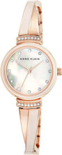 Anne Klein Rose Gold-Tone Crystal Accented MOP Dial Ladies Watch AK-2216BLRG