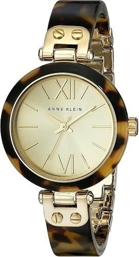 Anne Klein Resin Bangle 34MM Ladies Quartz Watch 10-9652CHTO