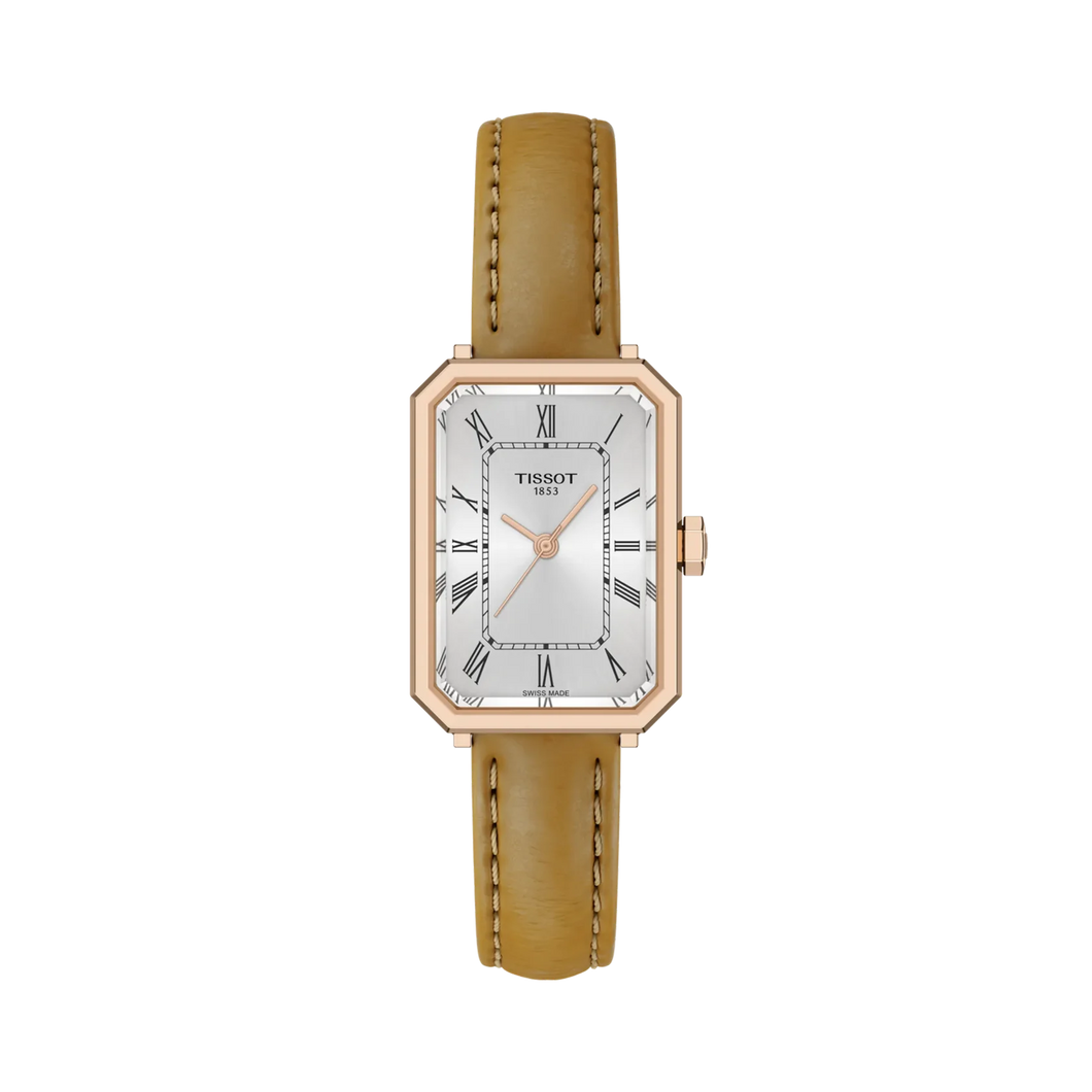 Tissot SRV Rectangular Rose Gold 30mm Quartz Watch T1601103603300