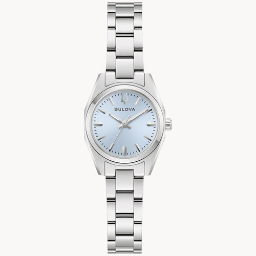 BULOVA SURVEYOR ICE BLUE 23MM WATCH 96L345