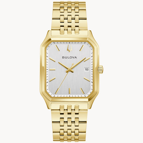 BULOVA WE ARE ALL HERE GOLD SLIM WATCH 97B236