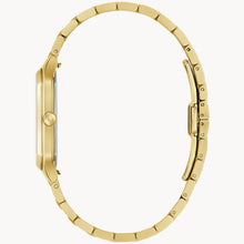 BULOVA WE ARE ALL HERE GOLD SLIM WATCH 97B236