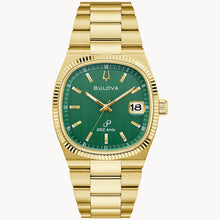 BULOVA SUPER SEVILLE GOLD GREEN DIAL WATCH 97B237