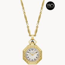 BULOVA RUBAIYAT GOLD TONE PENDANT NECKLACE 97L182