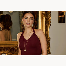 BULOVA RUBAIYAT GOLD TONE PENDANT NECKLACE 97L182