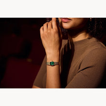BULOVA GODDESS OF TIME MALACHITE WATCH 97L184