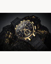 Bulova Curv Black and Gold Forged Carbon Chronograph Watch 98A328