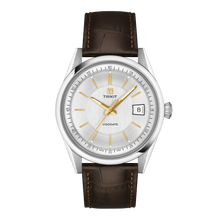 Tissot Visodate Stainless Steel Leather Band 39mm T1574071603100