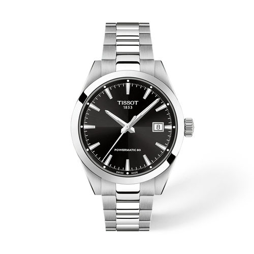Tissot Gentleman 38MM Black Dial Quartz Watch T1658071105100