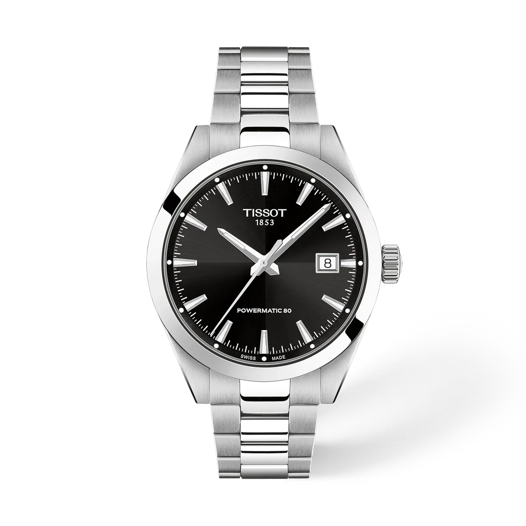 Tissot Gentleman 38MM Black Dial Quartz Watch T1658071105100