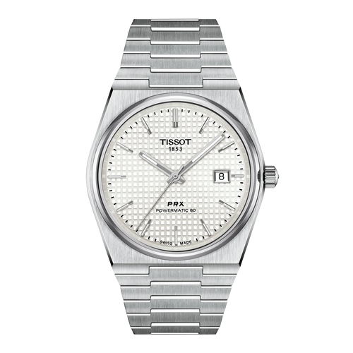 Tissot PRX Automatic 40MM Stainless Steel White Dial Watch T1374071111100