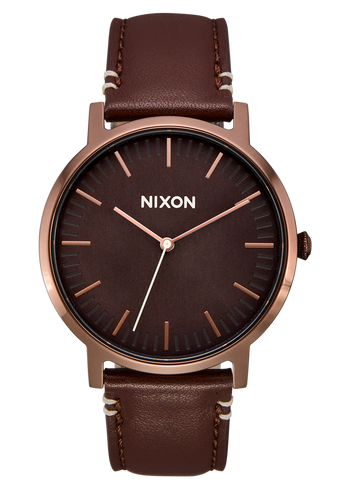 Nixon Porter Leather 40MM Quartz Watch A1058-5240