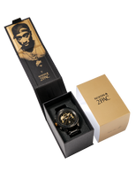 2PAC 51-30 CHRONO Black and Gold Oversized Watch A1376-010