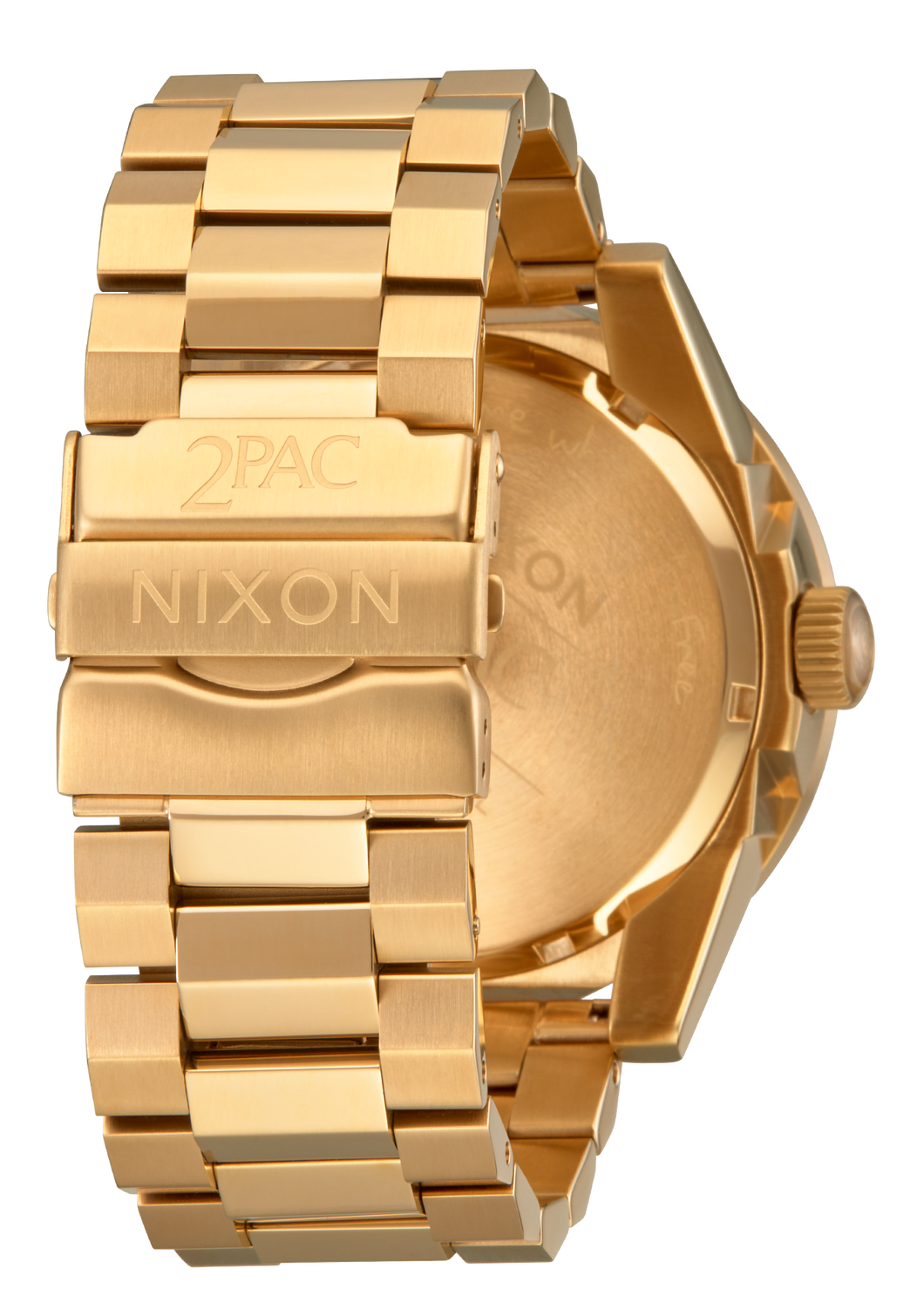 Nixon gold plated discount watch