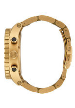 Nixon 51-30 Chrono 4th Dim Gold Stainless Steel Quartz Watch A1389-5358