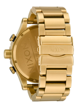 Nixon 51-30 Chrono 4th Dim Gold Stainless Steel Quartz Watch A1389-5358