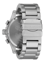 Nixon 51-30 Chrono Sliver White Lume 51MM Watch A1389-5371