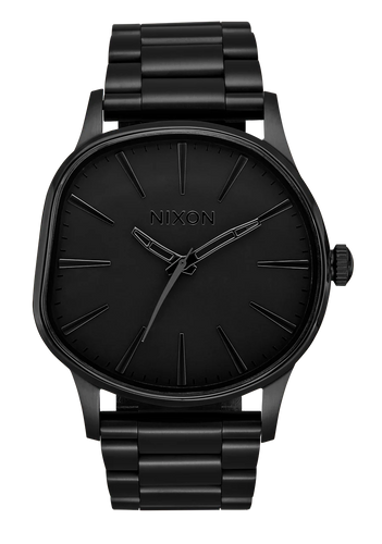 Nixon Sentry Wobble 42MM Black Quartz Watch A1461-1147