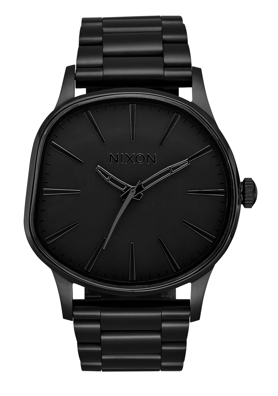 Nixon Sentry Wobble 42MM Black Quartz Watch A1461-1147